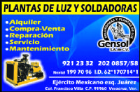 Plantas de luz y Soldadoras